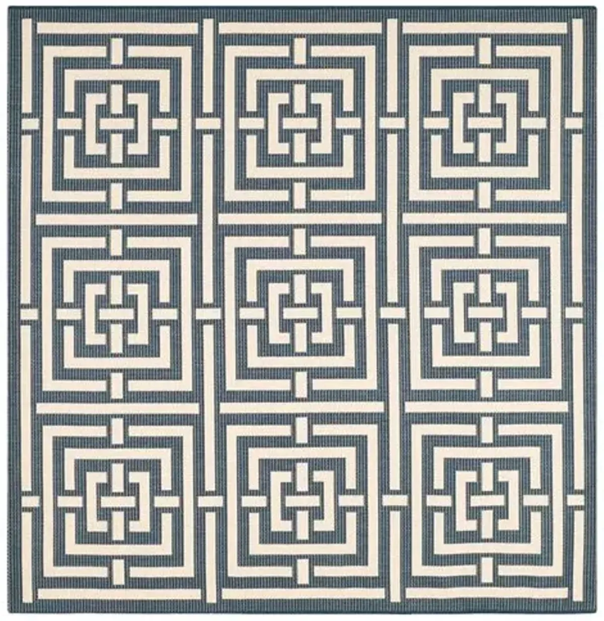 Rufus Outdoor Rug - Navy - Blue - Blue