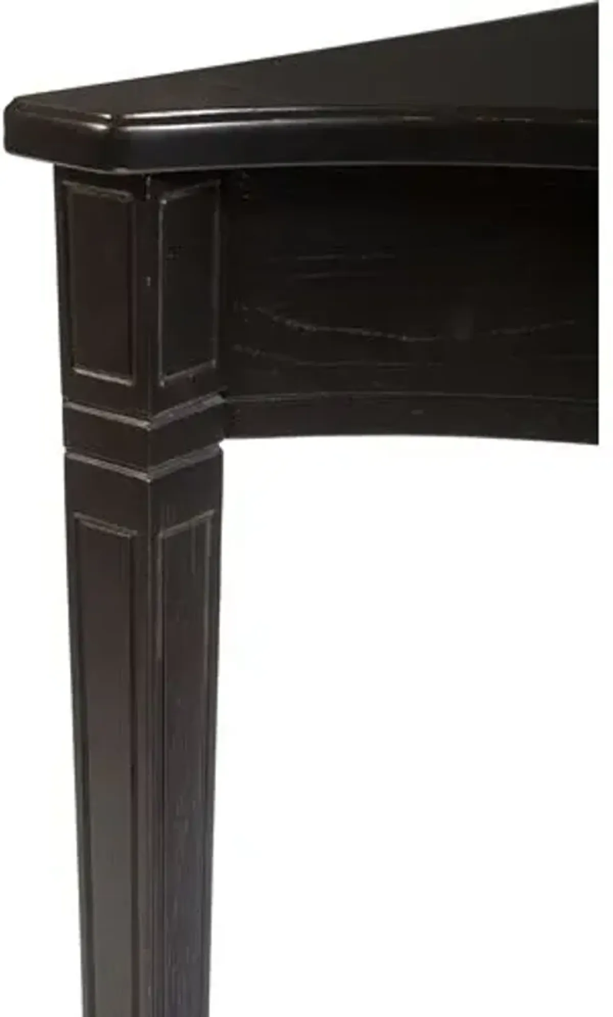 Abigail Demilune Console - Black