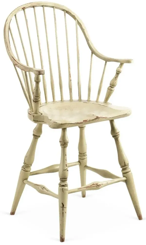 Windsor Counter Stool - Distressed Cream
