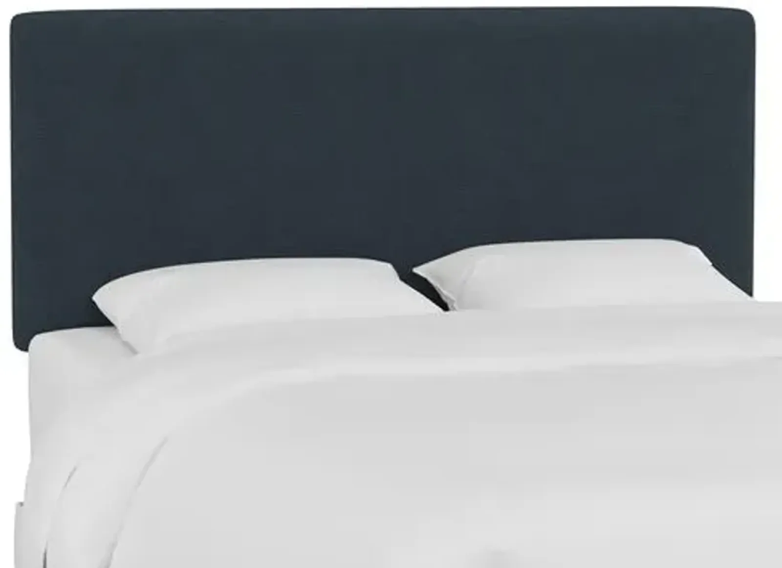 Novak Linen Headboard - Handcrafted - Blue