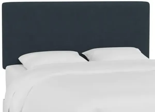 Novak Linen Headboard - Handcrafted - Blue