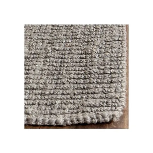 Ale Jute Rug - Light Gray - Gray