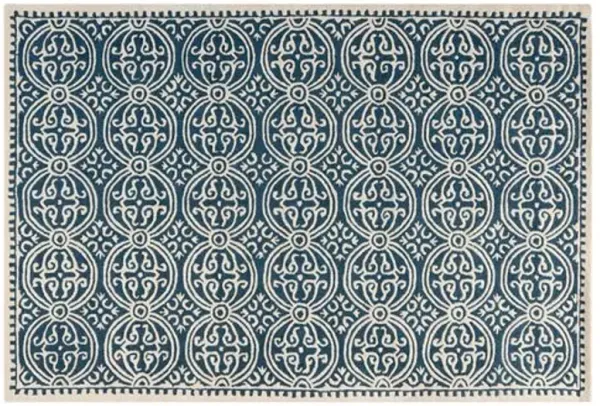 Jay Rug - Navy - Blue - Blue