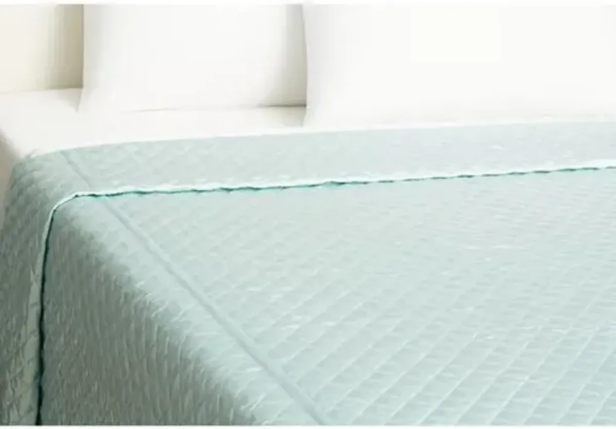 Quilted Coverlet - Snowcone - Kumi Kookoon - White