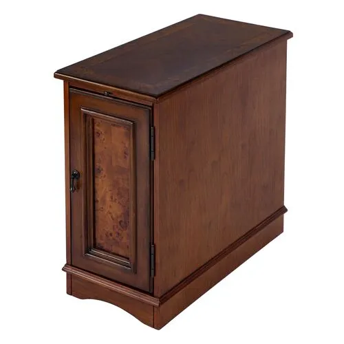 Mara Side Table - Walnut - Brown