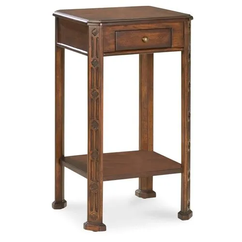 Marlow Side Table - Cherry - Brown