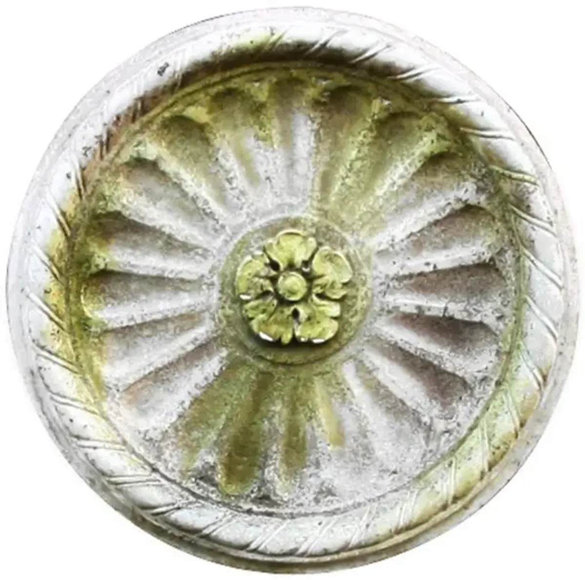 20" Belmont Medallion, White Moss