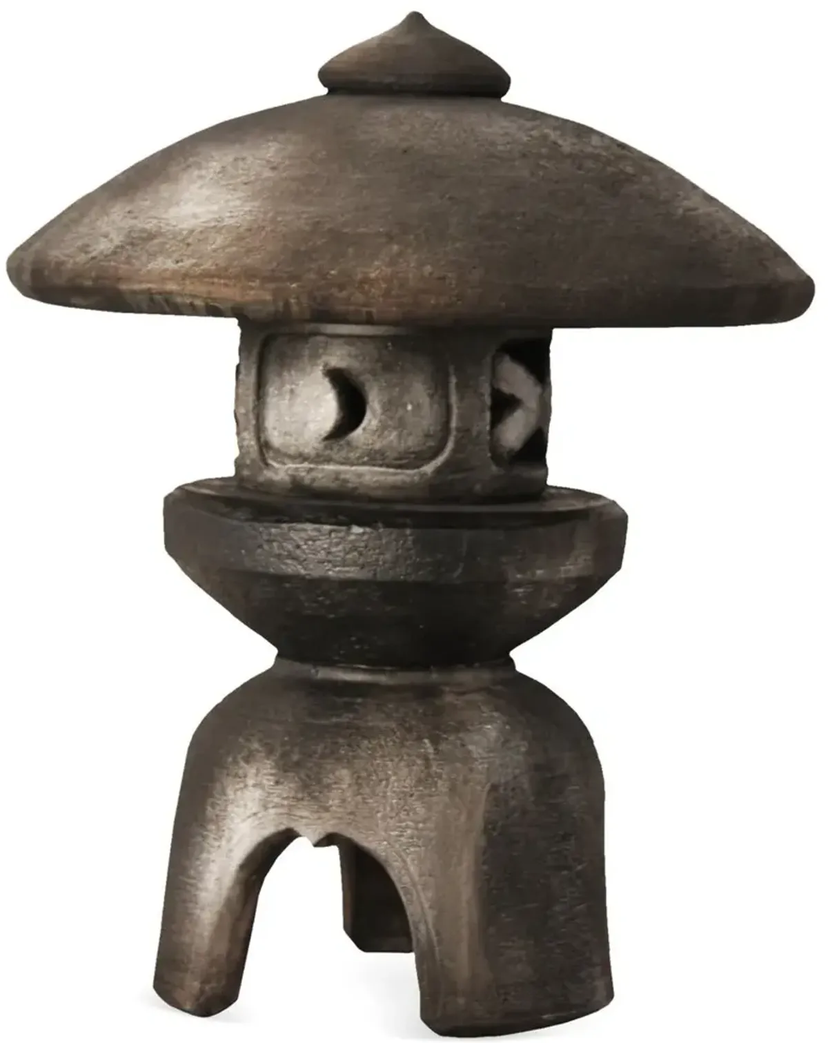 21" Yukimi Japanese Lantern, Soot