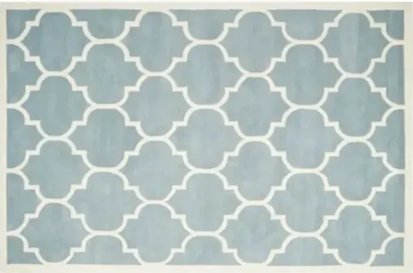 Tamako Rug - Blue/Ivory - Blue