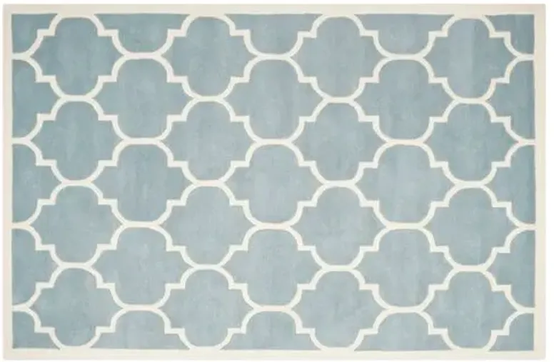 Tamako Rug - Blue/Ivory - Blue