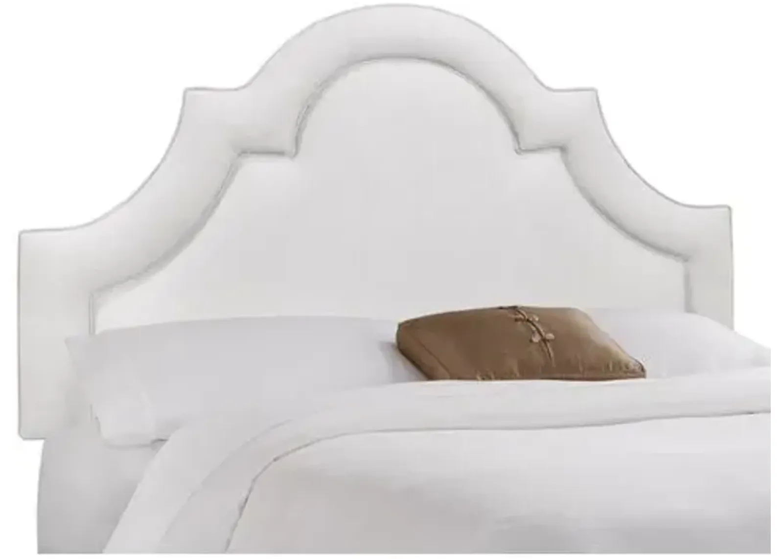 Kennedy Arched Headboard - White