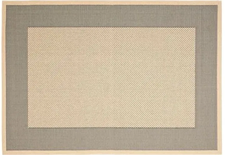 Sahara Outdoor Rug - Gray/Cream - Gray