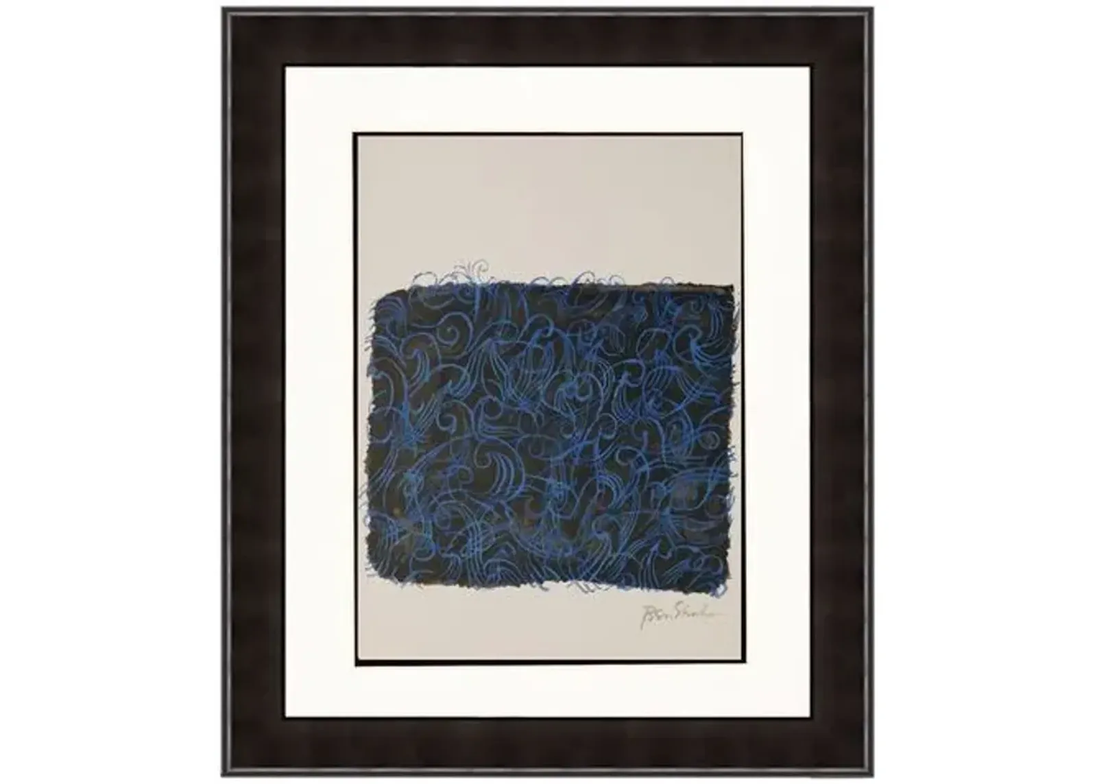 Ben Shahn - The Sea Itself - Munn Works - Blue