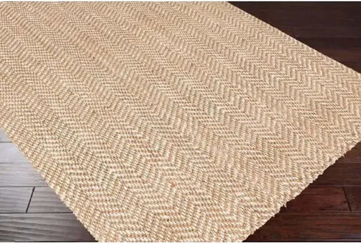 Ophion Jute Rug - Beige - Beige