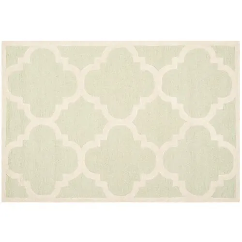 Carly Rug - Light Green/Ivory - Green