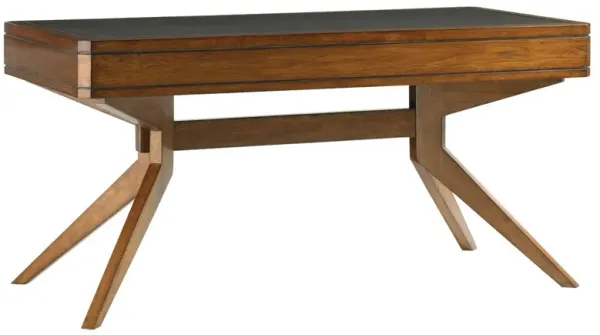 Lido Shores Leather-Top Desk, Ebony