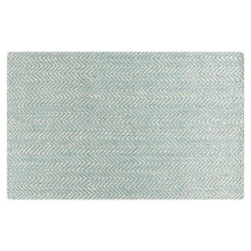 Ophion Jute Rug - Blue - Blue