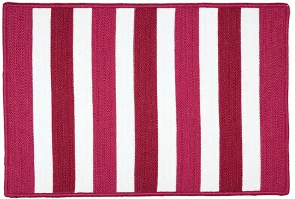 Port Smith Outdoor Rug - Red - Red