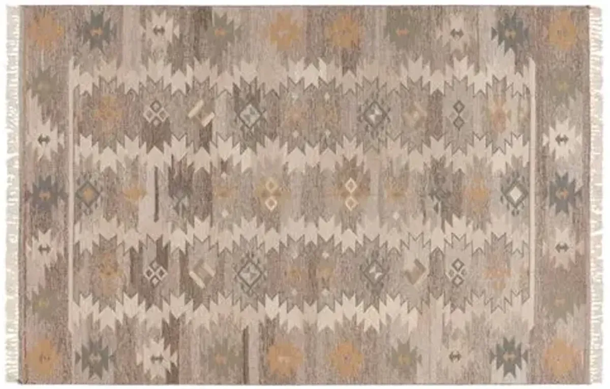 Katy Flat-Weave Rug - Oyster - Beige - Beige