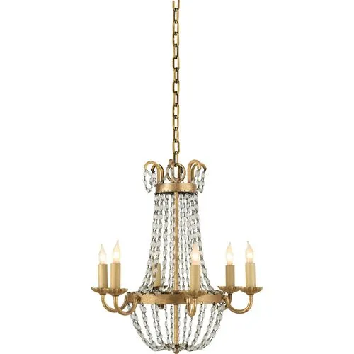 Visual Comfort - Petite Chandelier - Gilded Iron - Gold