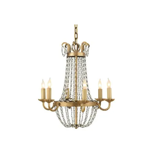 Visual Comfort - Petite Chandelier - Gilded Iron - Gold