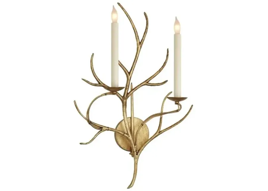 Visual Comfort - Branch Sconce - Gilded Iron - Gold