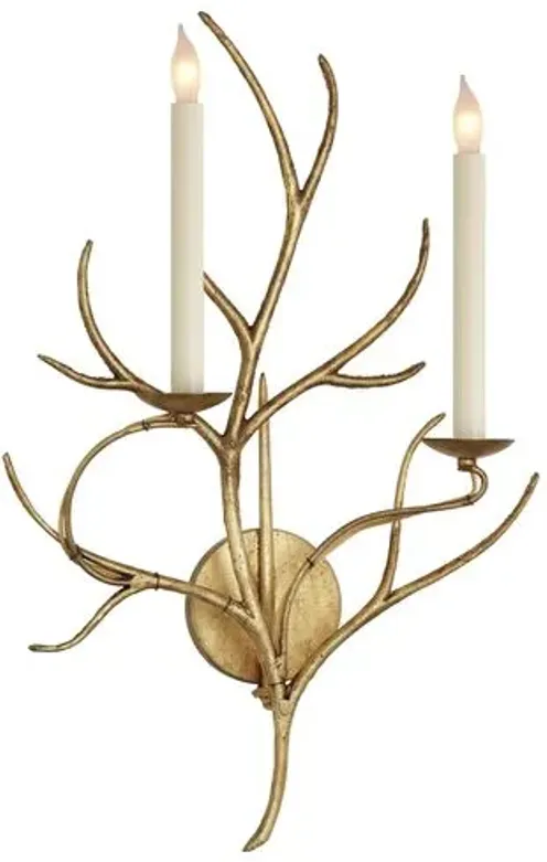 Visual Comfort - Branch Sconce - Gilded Iron - Gold