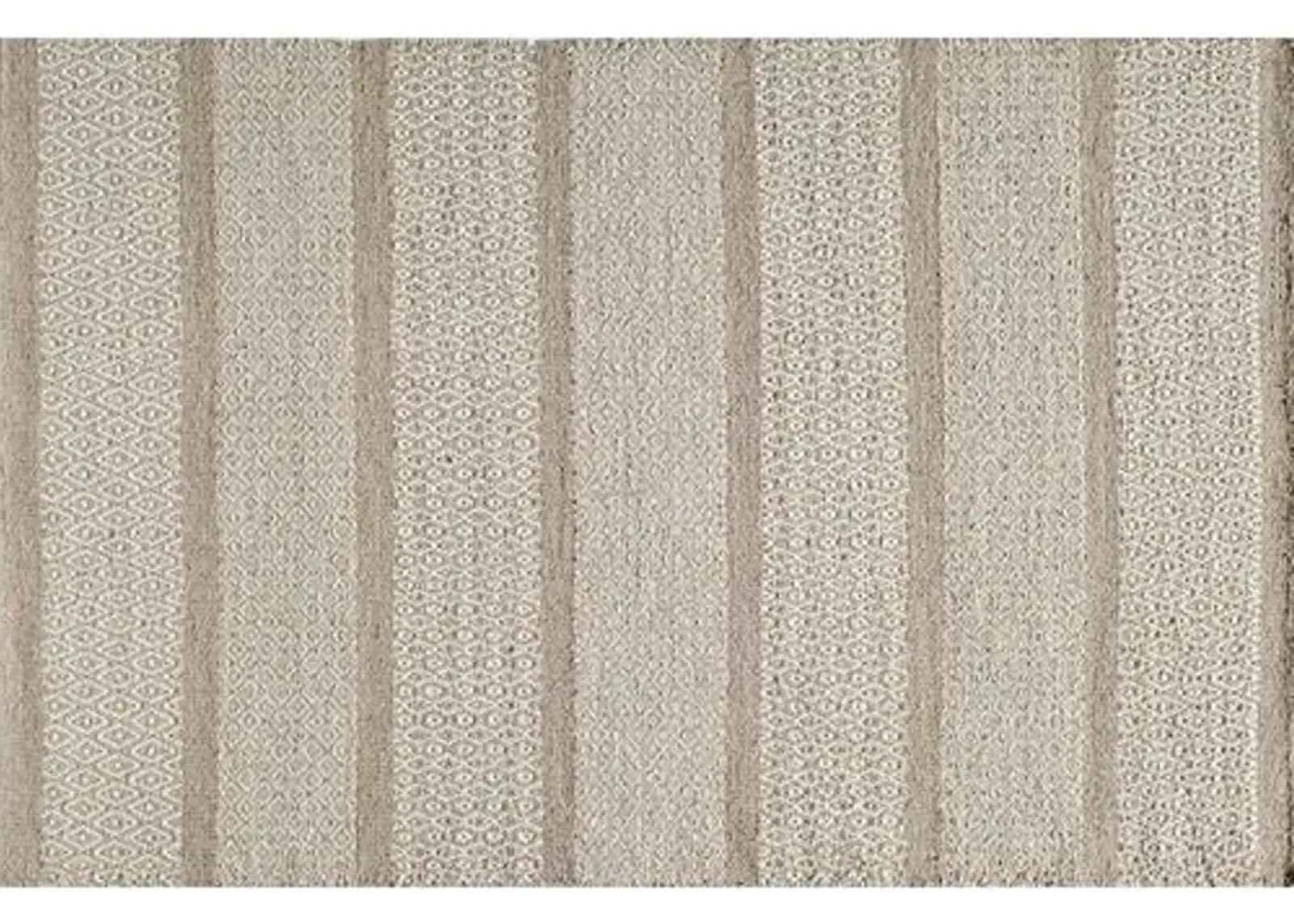 Dillon Flat-Weave Rug - Beige - Beige