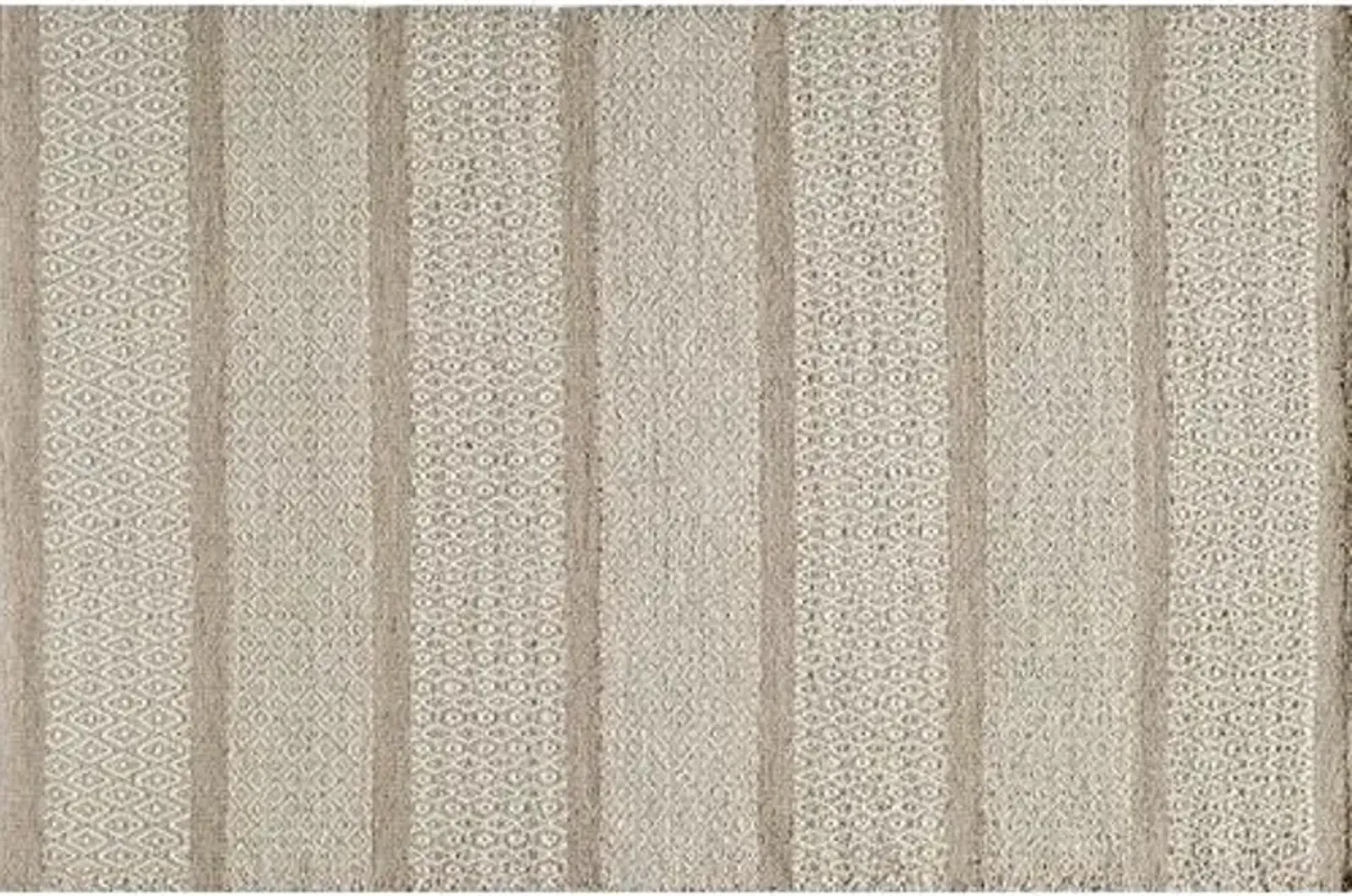 Dillon Flat-Weave Rug - Beige - Beige