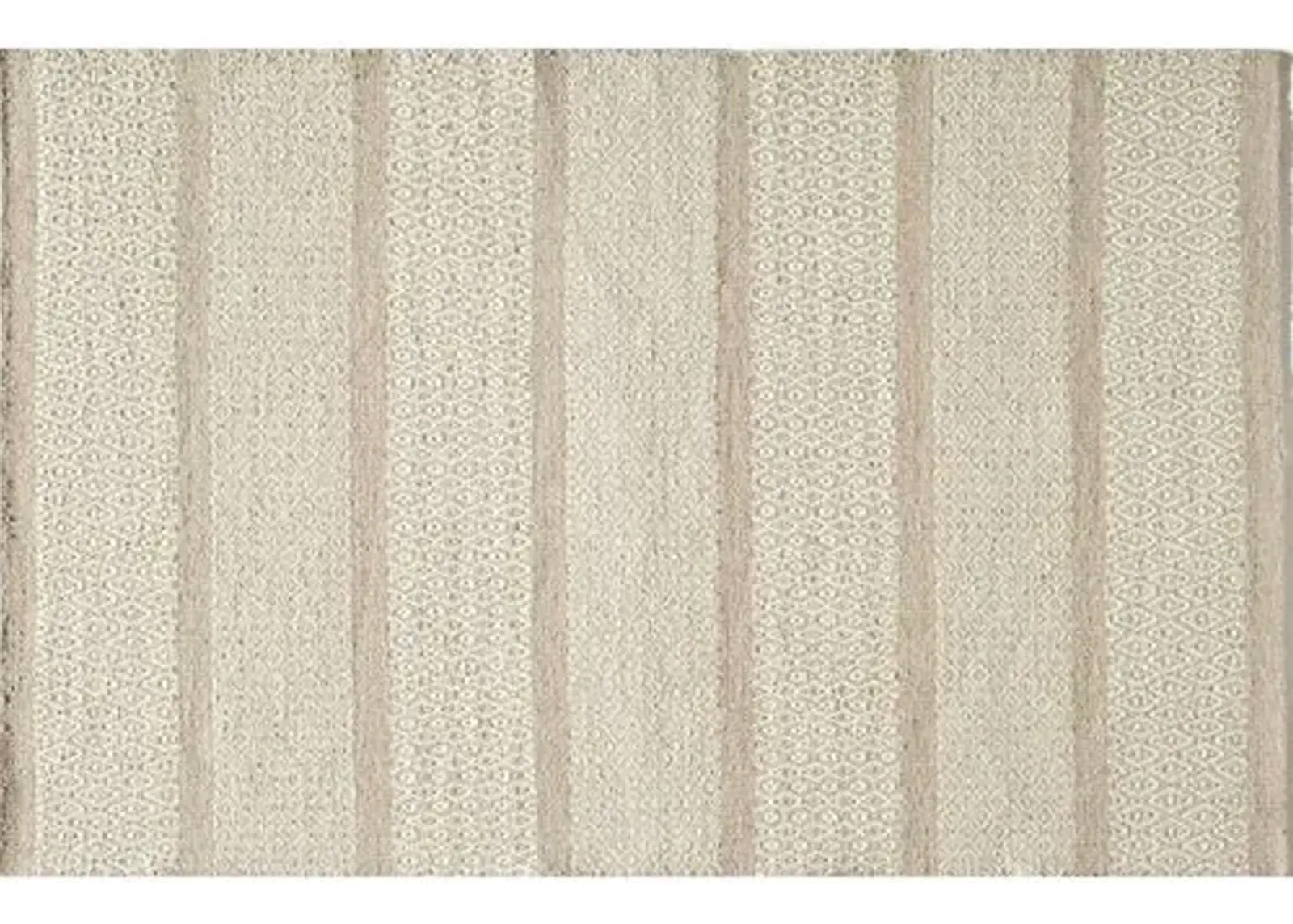 Dillon Flat-Weave Rug - Beige - Beige