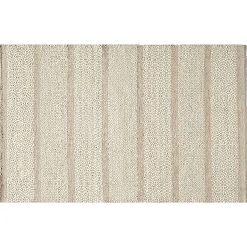 Dillon Flat-Weave Rug - Beige - Beige