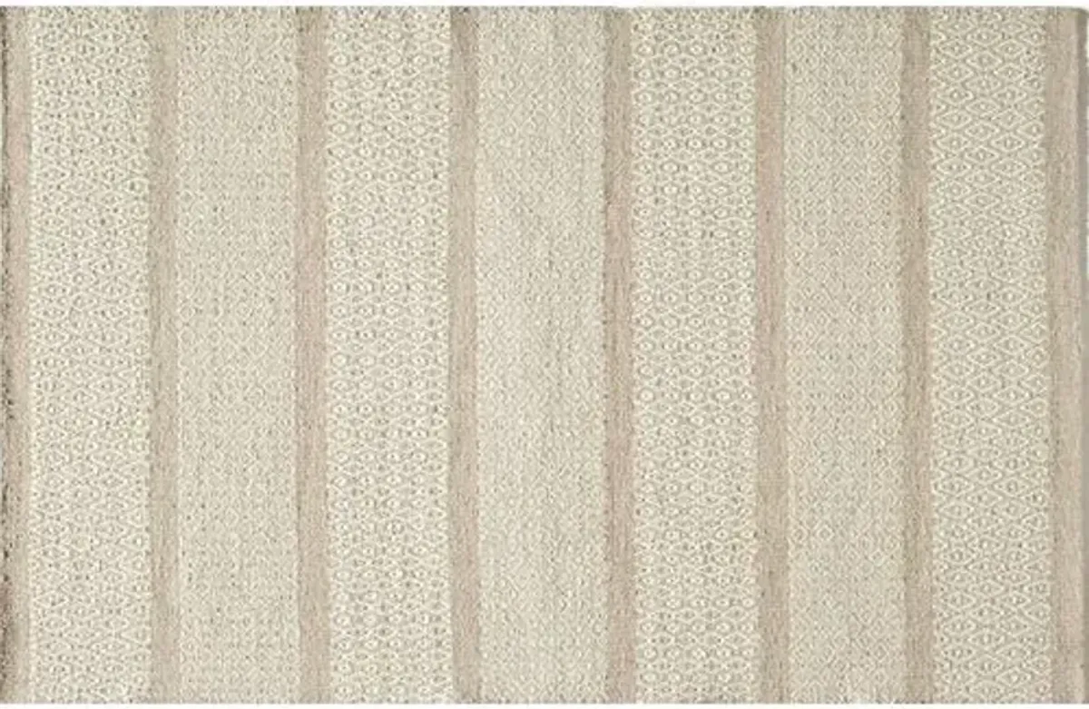 Dillon Flat-Weave Rug - Beige - Beige