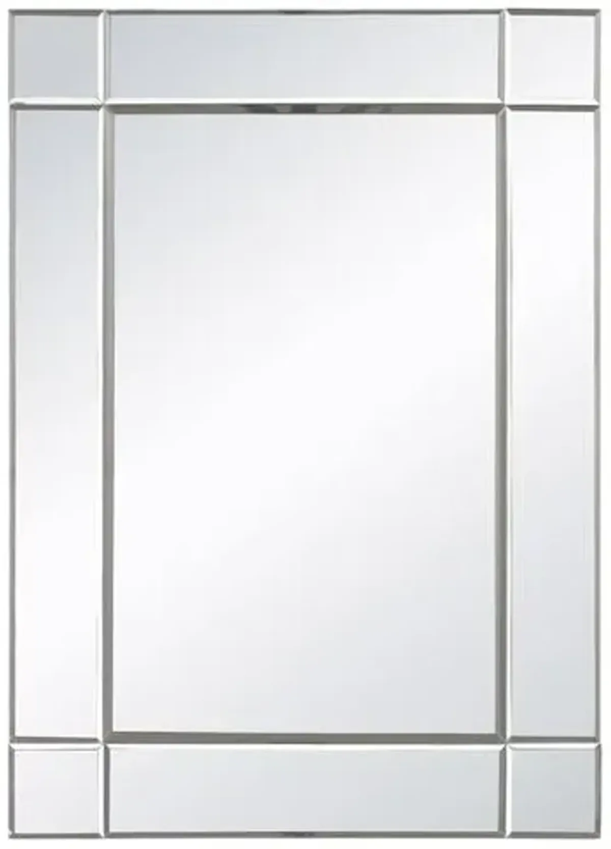 Blair Rectangular Wall Mirror - Mirrored