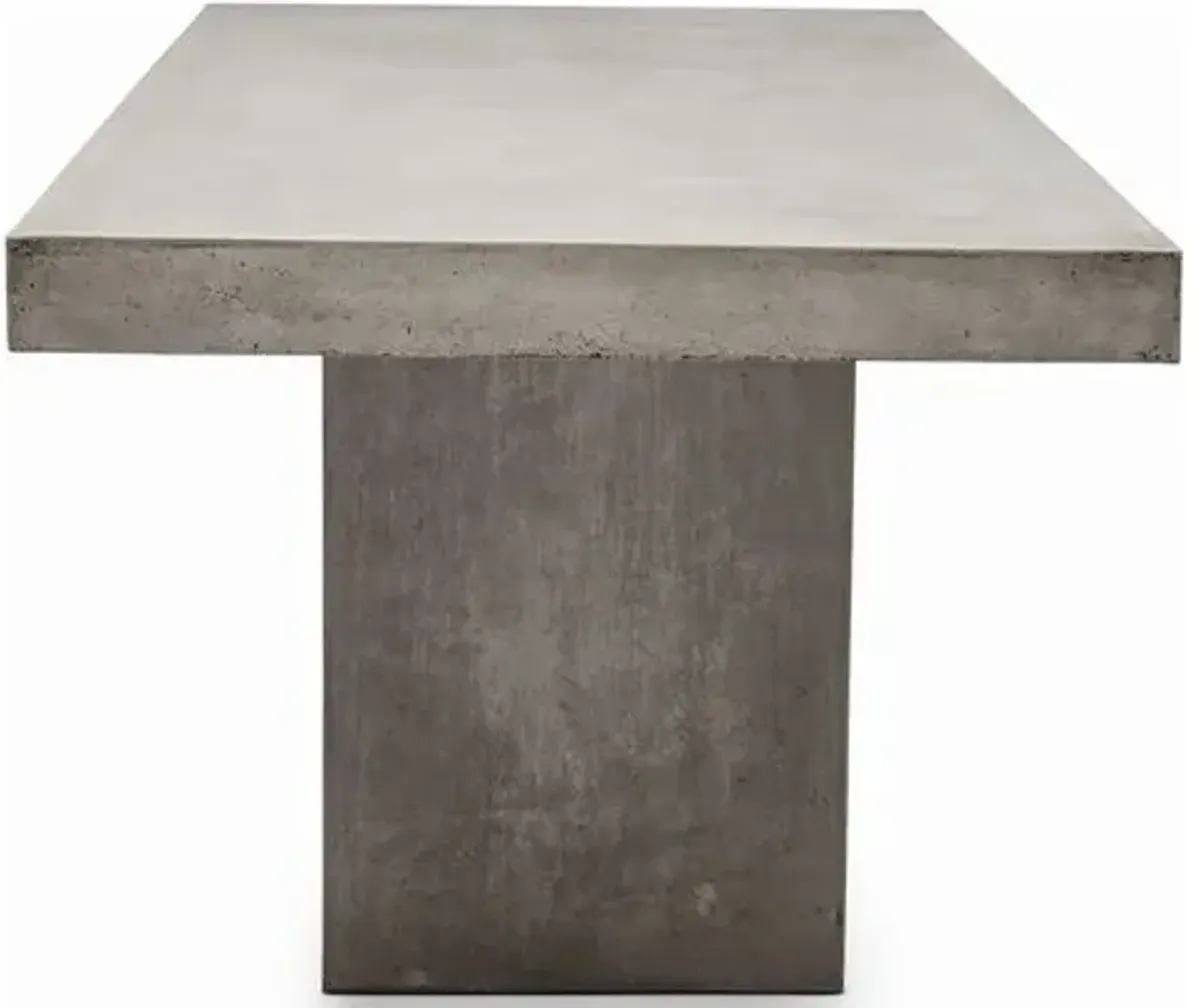 Jaxon Indoor/Outdoor Concrete Dining Table