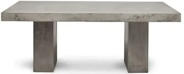 Jaxon Indoor/Outdoor Concrete Dining Table - Handcrafted