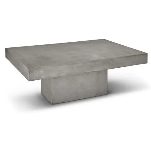 Eva 48" Coffee Table - Gray Concrete