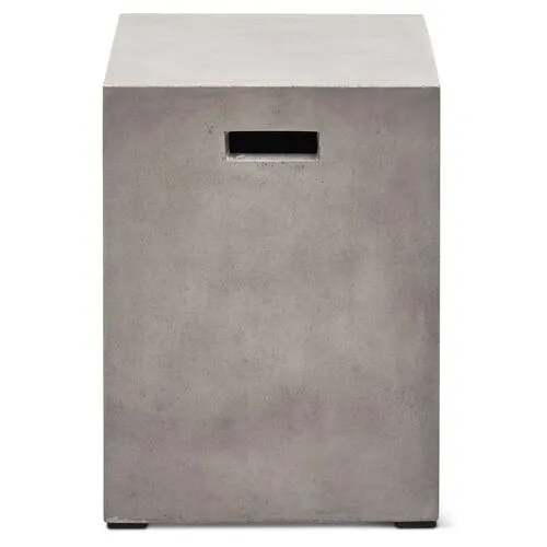 Elwood Concrete Stool - Gray