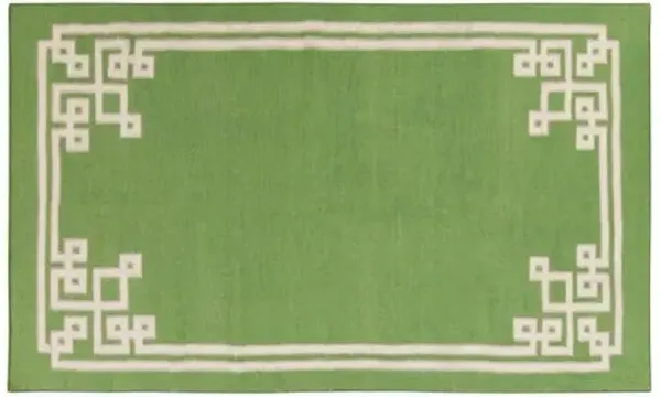 Alameda Flat-Weave Rug - Green - Green