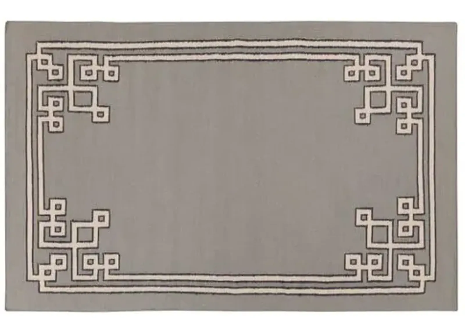 Alameda Flat-Weave Rug - Gray - Gray