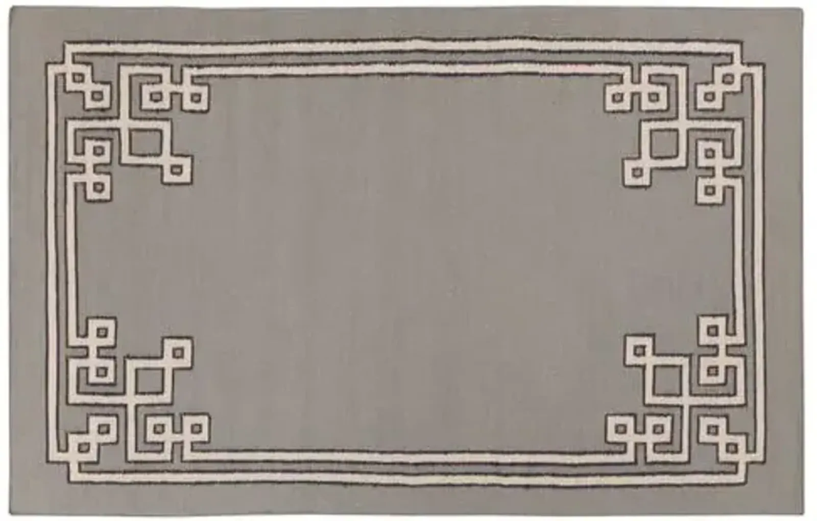 Alameda Flat-Weave Rug - Gray - Gray