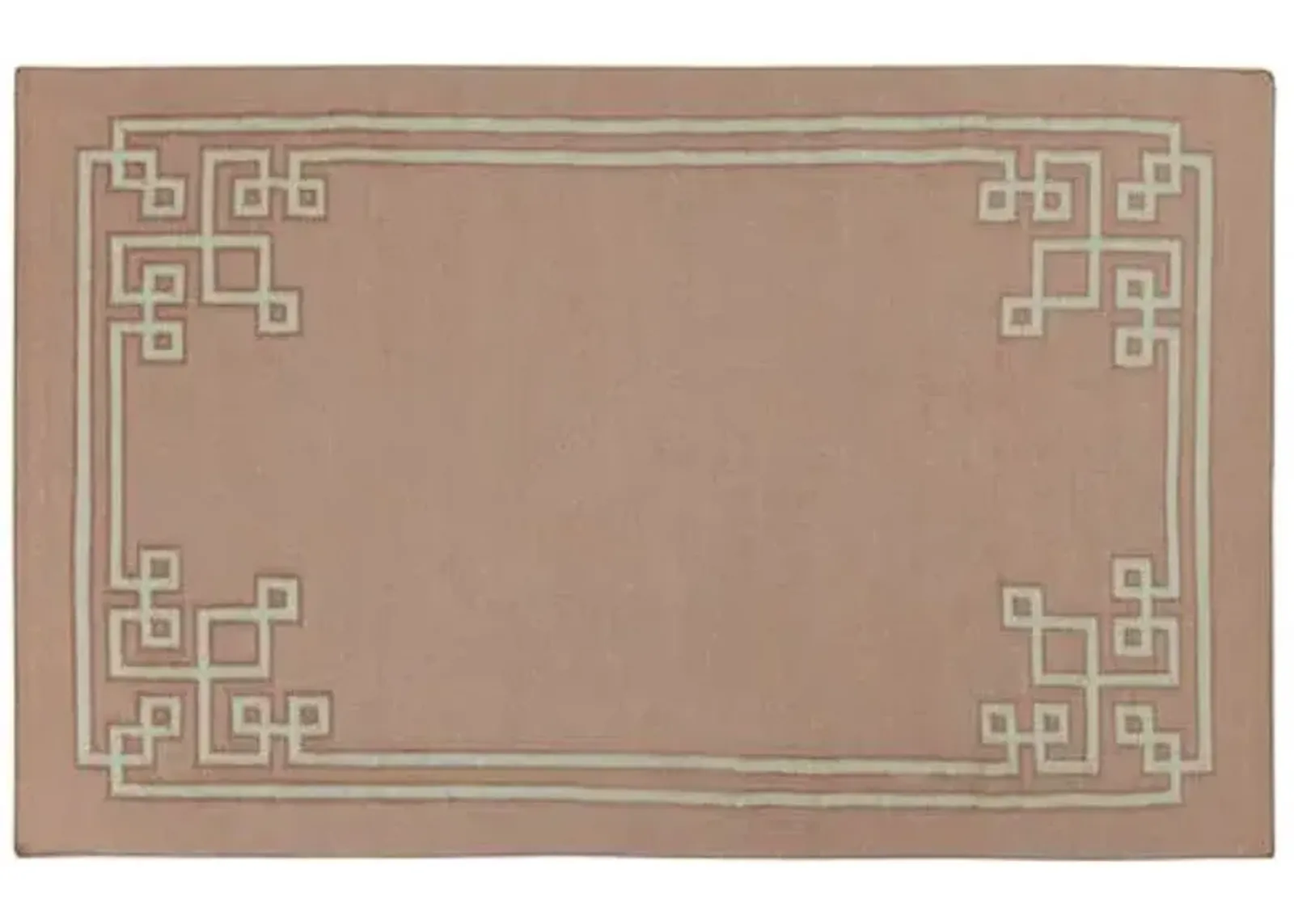 Alameda Flat-Weave Rug - Pink - Pink