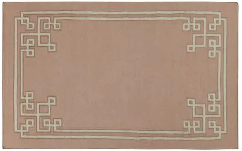 Alameda Flat-Weave Rug - Pink - Pink