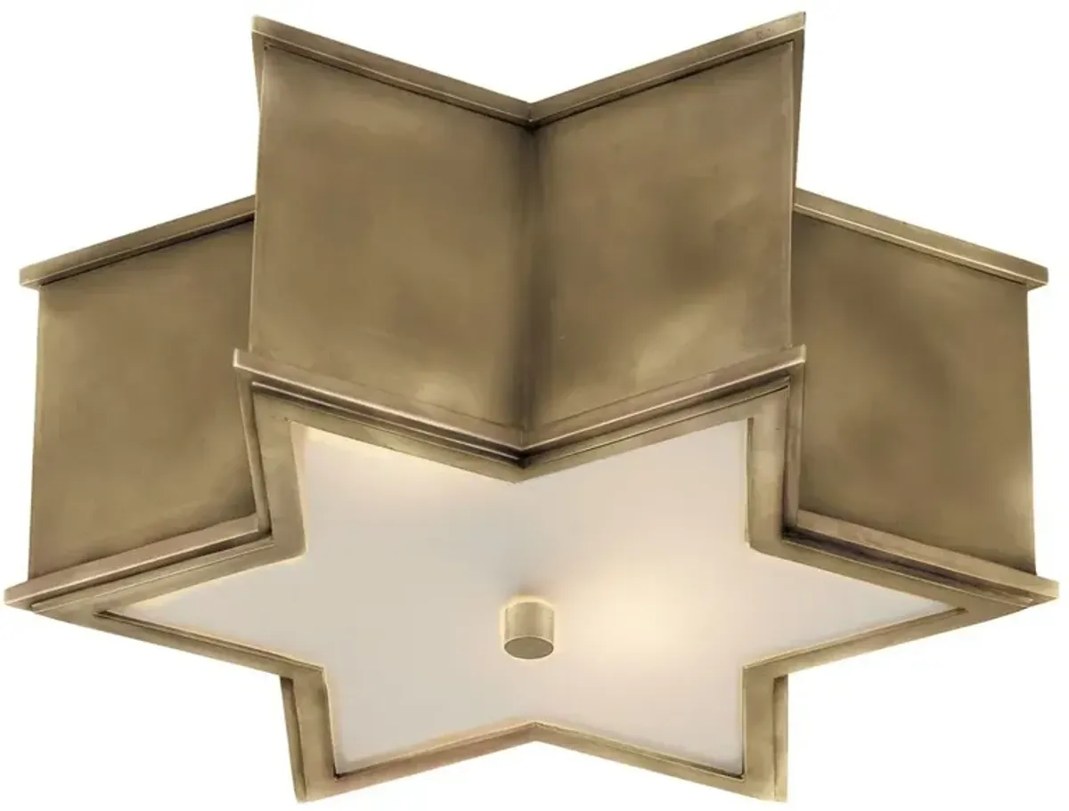 Visual Comfort - Sophia Flush Mount - Natural Brass - Gold