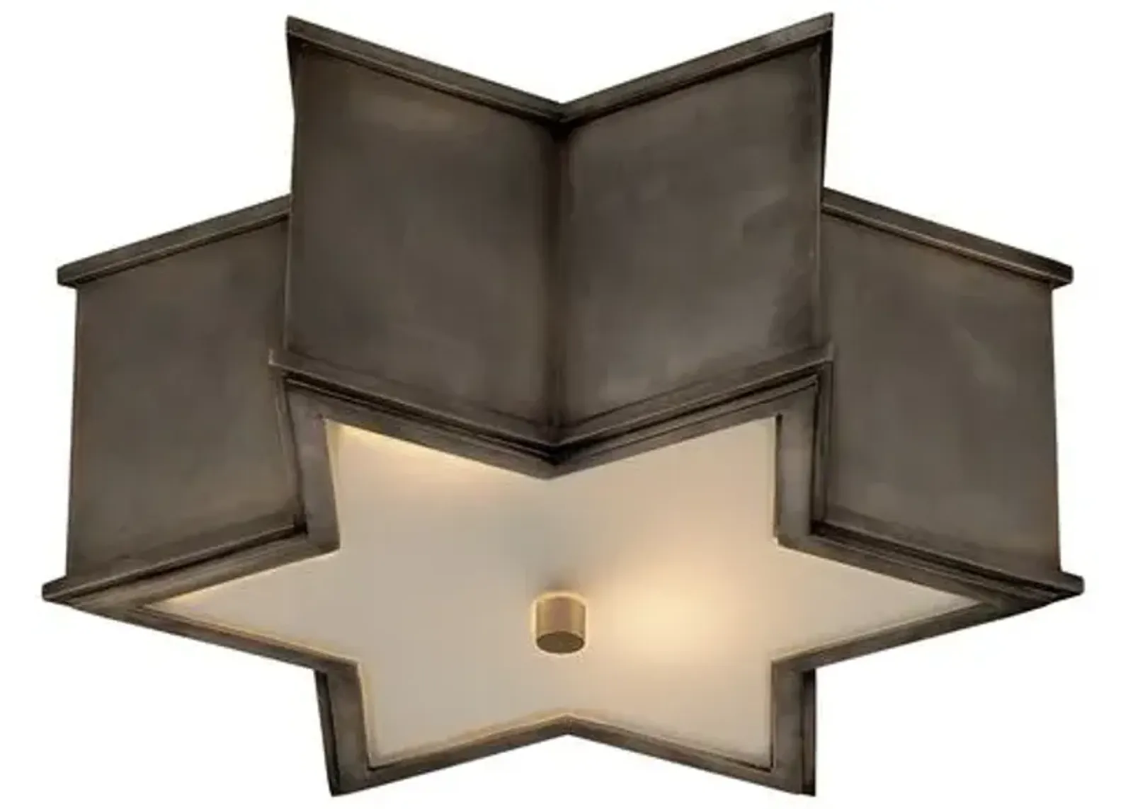 Visual Comfort - Sophia Flush Mount - Gunmetal - Black