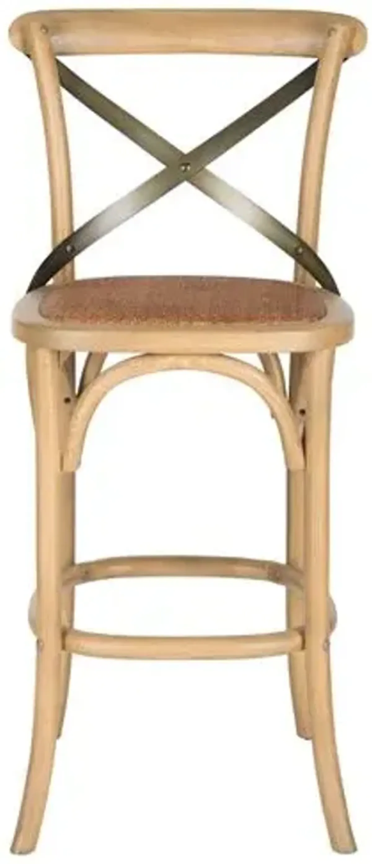 Graham Barstool - Natural/Black - Beige