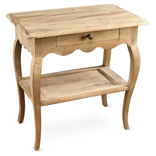Colette Nightstand - Natural - Handcrafted