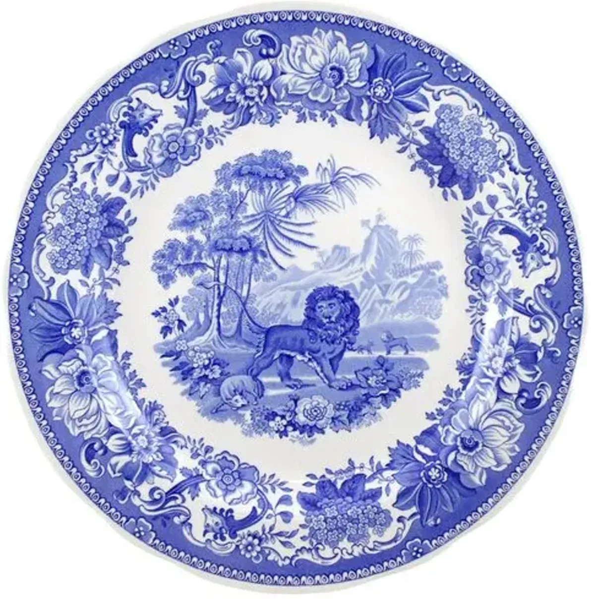 Spode Blue Room Set of 6 Traditions Plates