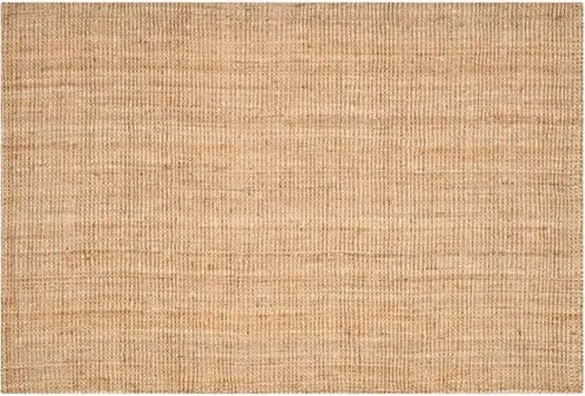 Ashlee Jute Rug - Natural - Beige - Beige