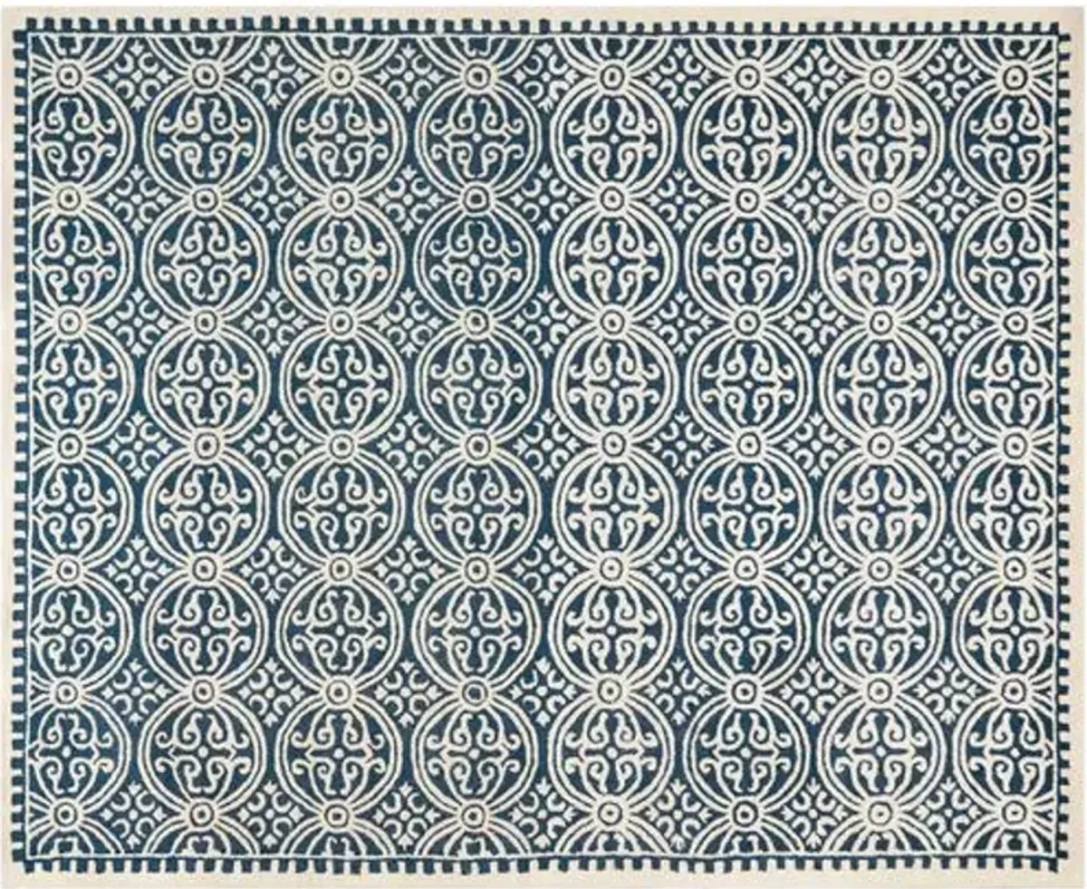 Jay Rug - Navy - Blue - Blue