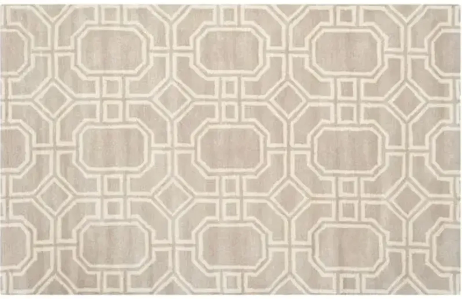 Brennan Rug - Gray/Ivory - Beige - Beige